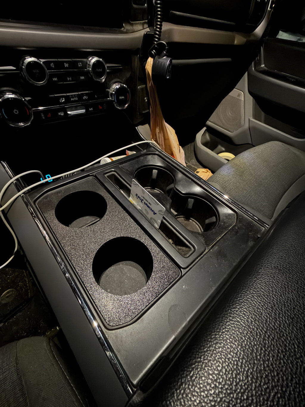 2021+ Ford F-150 14th Gen Cup Holder Insert – ABS