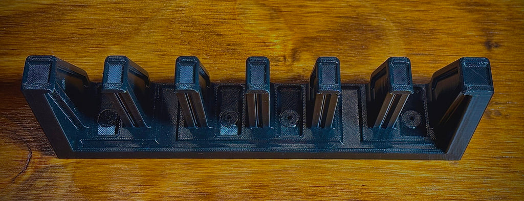 AR-15 / M4 Magazine Holder & Organizer – ABS (Wall Mount / Rack Style)