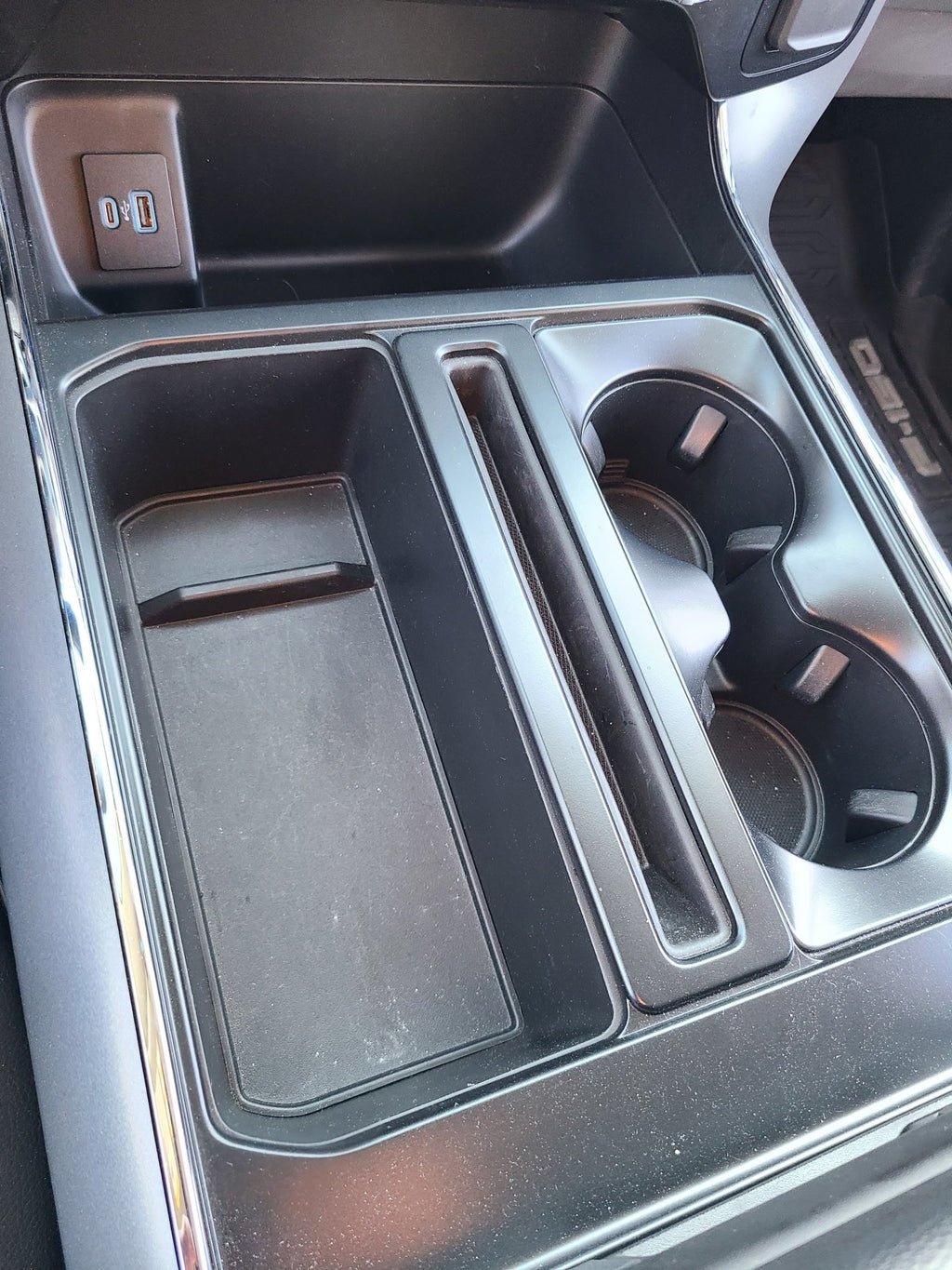 2021+ Ford F-150 14th Gen Cup Holder Insert – ABS