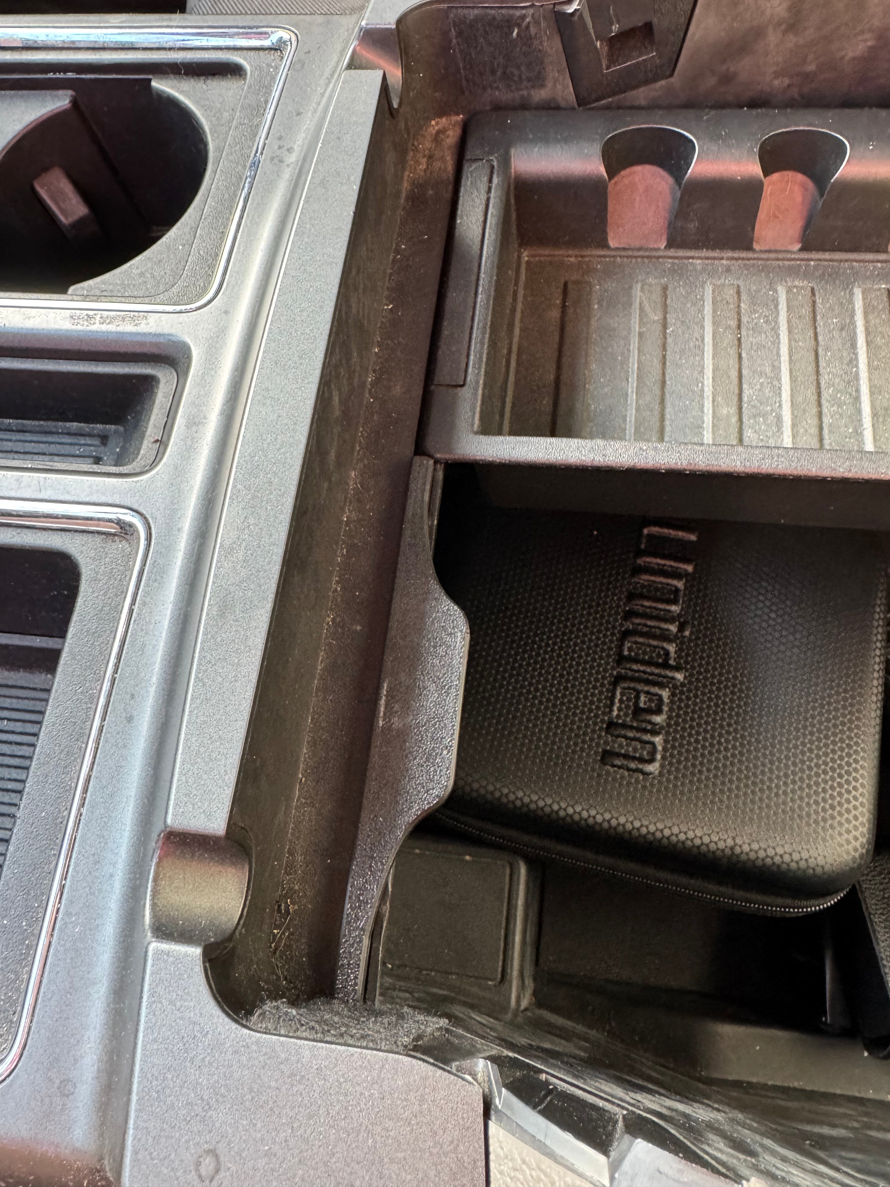 Ford F-150 Center Console Tray Slide Stop Bar – (2015–2025 Models)