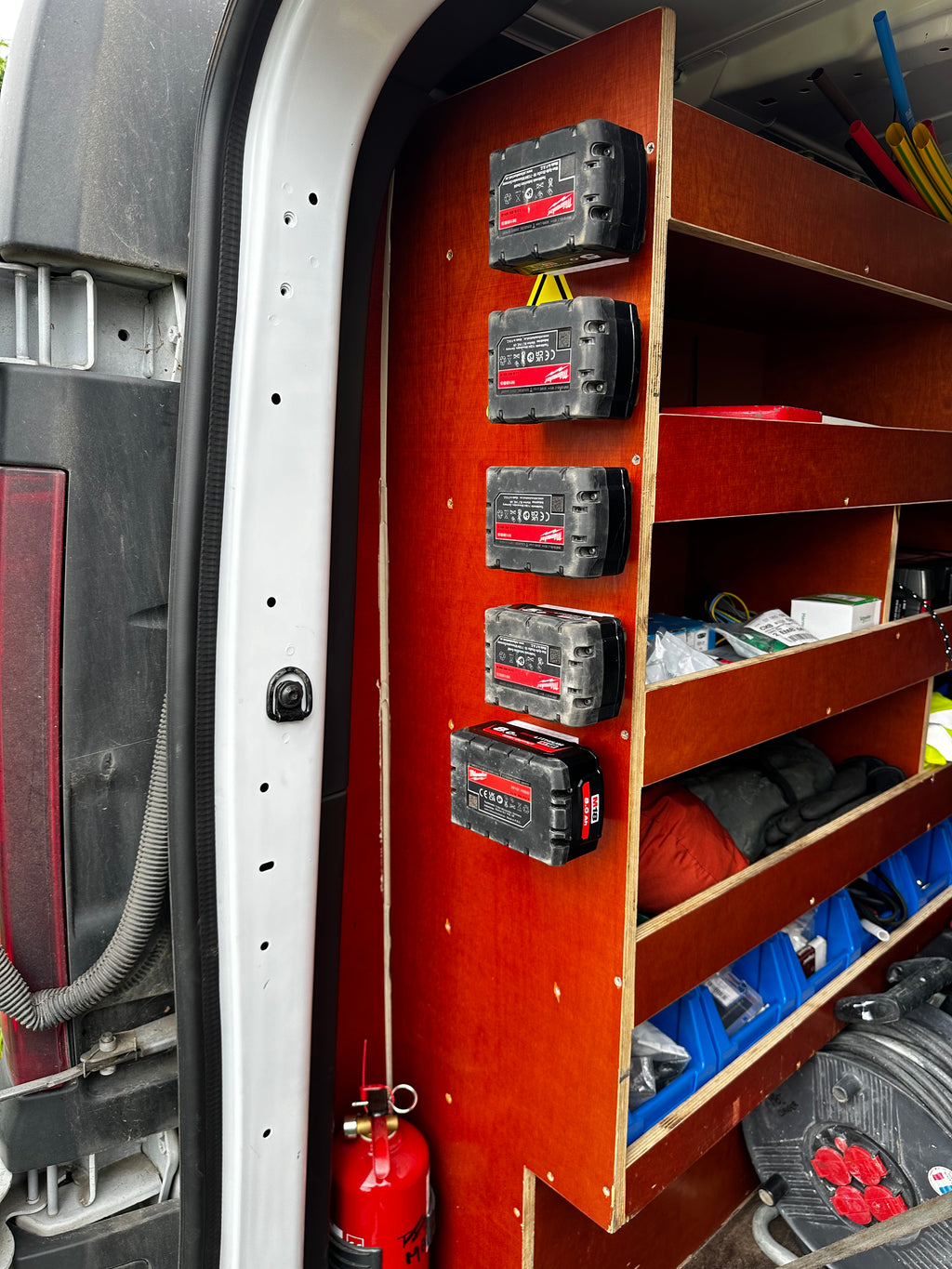 Milwaukee M18 ABS Locking Battery Holder - Flush Mount