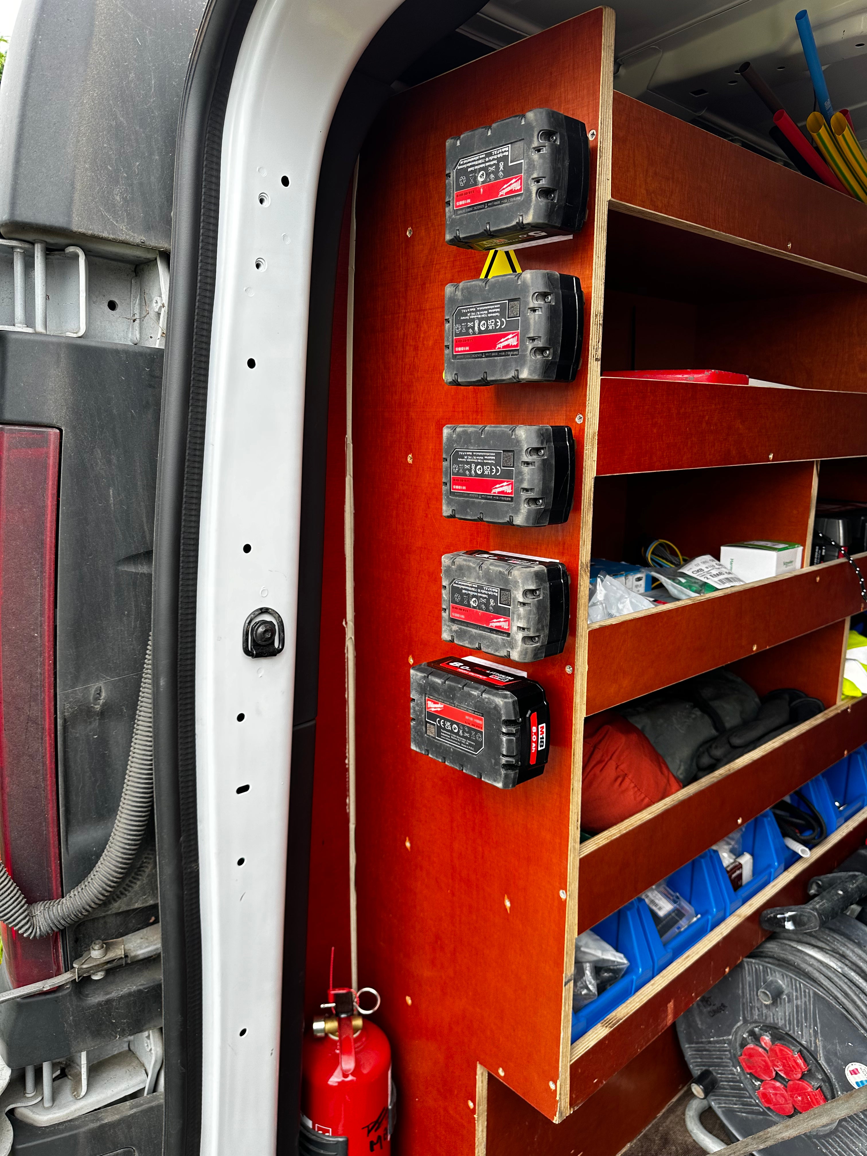 Milwaukee M18 ABS Locking Battery Holder - Flush Mount
