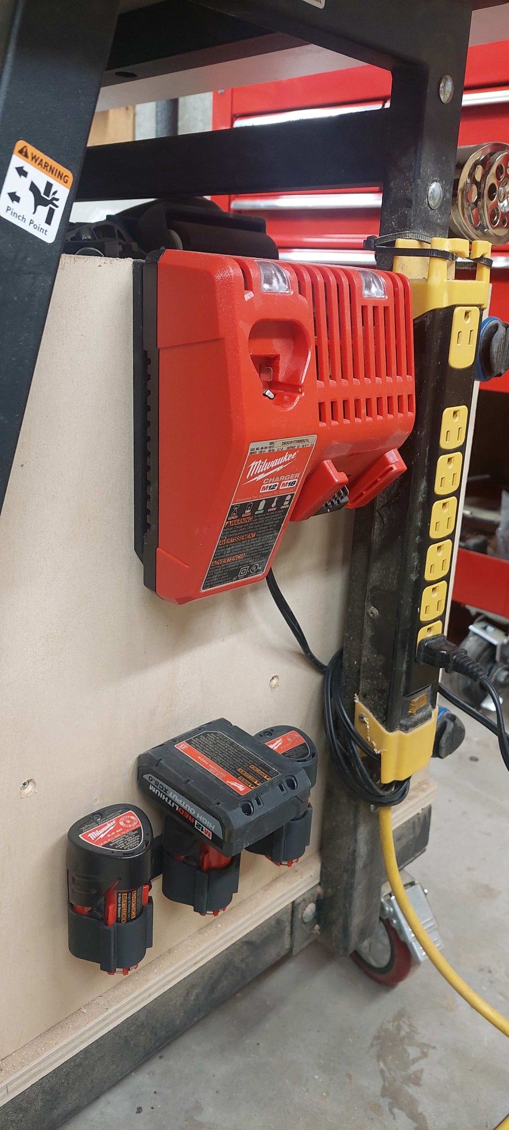 Milwaukee Battery Charger Mount