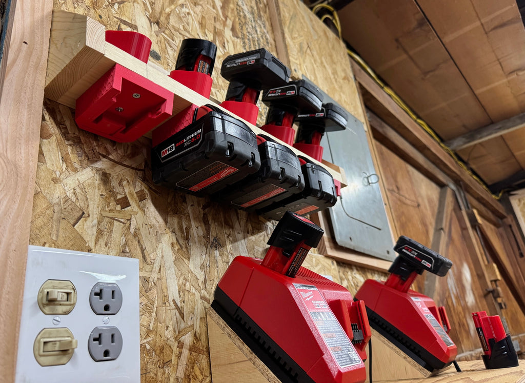 Milwaukee M18 ABS Locking Battery Holder - Flush Mount